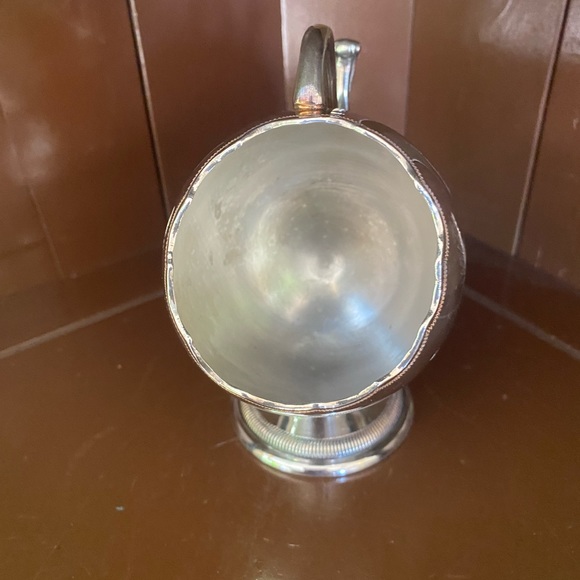 Silver Plated Sugar Scuttle with Scoop Spoon. - Picture 13 of 14